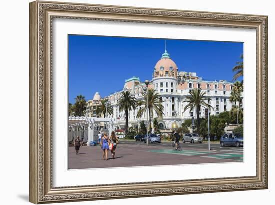 Hotel Negresco, Promenade Des Anglais, Nice-Amanda Hall-Framed Photographic Print