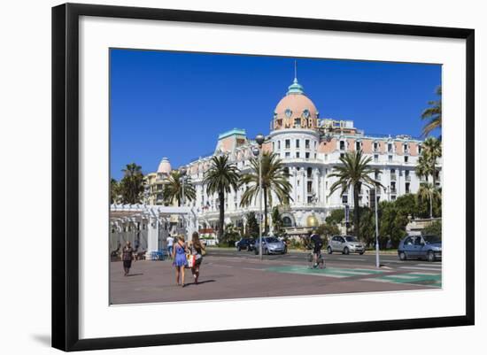 Hotel Negresco, Promenade Des Anglais, Nice-Amanda Hall-Framed Photographic Print