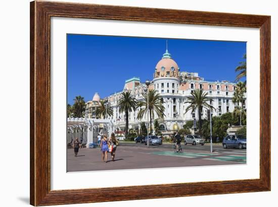 Hotel Negresco, Promenade Des Anglais, Nice-Amanda Hall-Framed Photographic Print