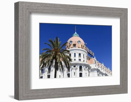 Hotel Negresco, Promenade Des Anglais, Nice-Amanda Hall-Framed Photographic Print