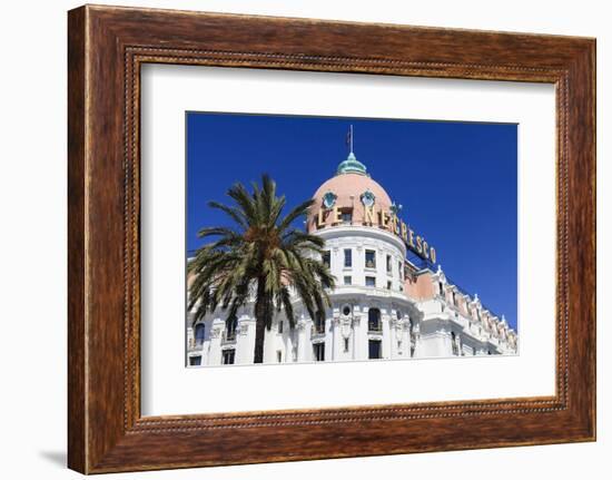 Hotel Negresco, Promenade Des Anglais, Nice-Amanda Hall-Framed Photographic Print