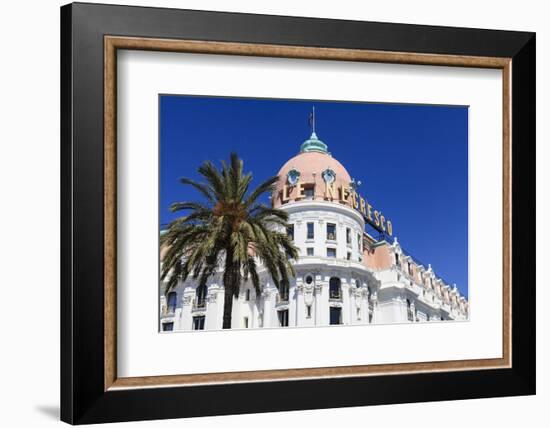 Hotel Negresco, Promenade Des Anglais, Nice-Amanda Hall-Framed Photographic Print