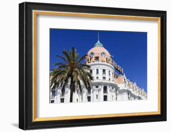 Hotel Negresco, Promenade Des Anglais, Nice-Amanda Hall-Framed Photographic Print