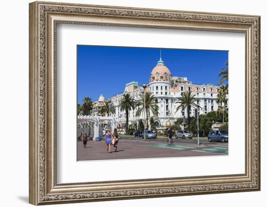 Hotel Negresco, Promenade Des Anglais, Nice-Amanda Hall-Framed Photographic Print