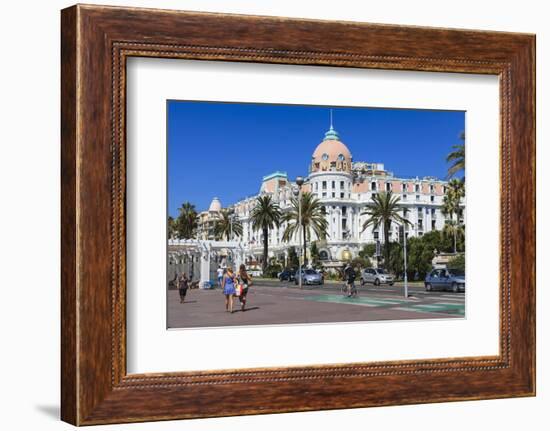 Hotel Negresco, Promenade Des Anglais, Nice-Amanda Hall-Framed Photographic Print