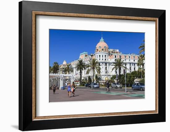 Hotel Negresco, Promenade Des Anglais, Nice-Amanda Hall-Framed Photographic Print