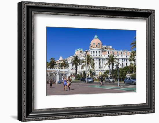 Hotel Negresco, Promenade Des Anglais, Nice-Amanda Hall-Framed Photographic Print