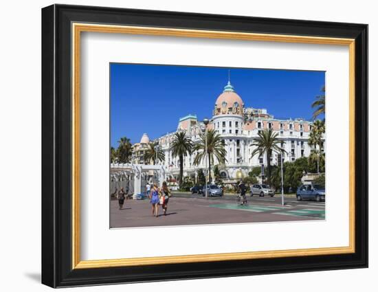 Hotel Negresco, Promenade Des Anglais, Nice-Amanda Hall-Framed Photographic Print