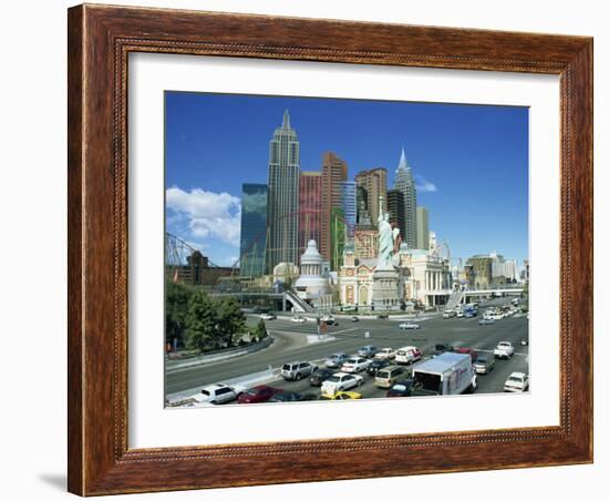 Hotel Newyork Newyork, One Third Size Replica of Original Building, Las Vegas, Nevada, USA-Lightfoot Jeremy-Framed Photographic Print