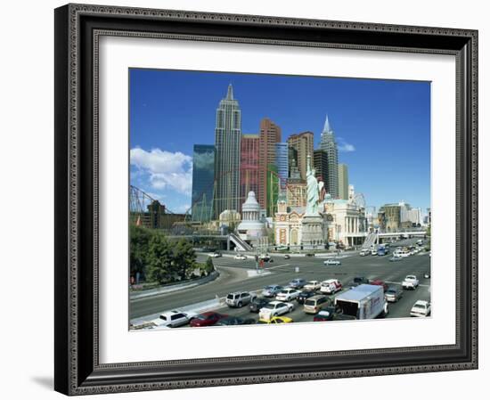 Hotel Newyork Newyork, One Third Size Replica of Original Building, Las Vegas, Nevada, USA-Lightfoot Jeremy-Framed Photographic Print