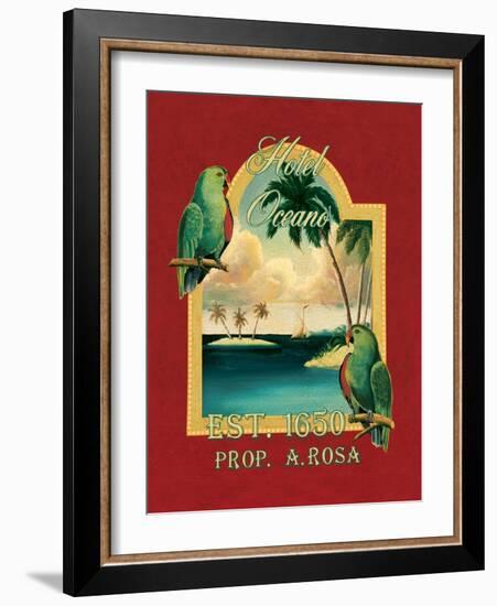 Hotel Oceano-Catherine Jones-Framed Art Print