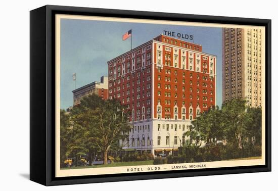 Hotel Olds, Lansing, Michigan-null-Framed Stretched Canvas
