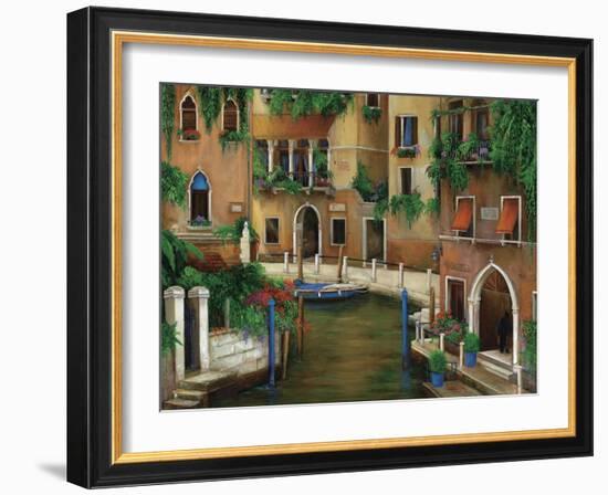 Hotel on the Canal-Betty Lou-Framed Giclee Print