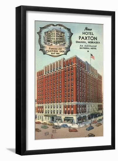 Hotel Paxton, Omaha-null-Framed Art Print