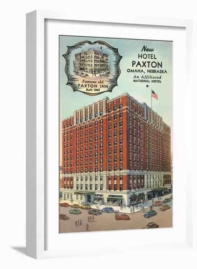 Hotel Paxton, Omaha-null-Framed Art Print