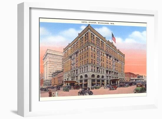 Hotel Pfister, Milwaukee, Wisconsin-null-Framed Art Print