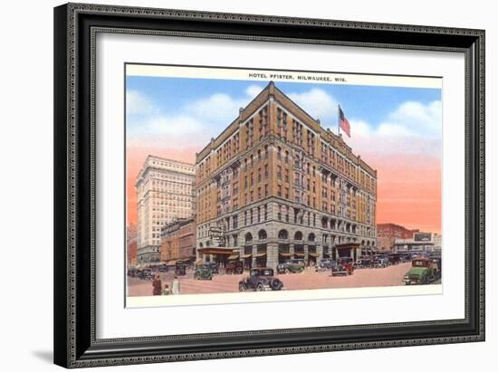 Hotel Pfister, Milwaukee, Wisconsin-null-Framed Art Print