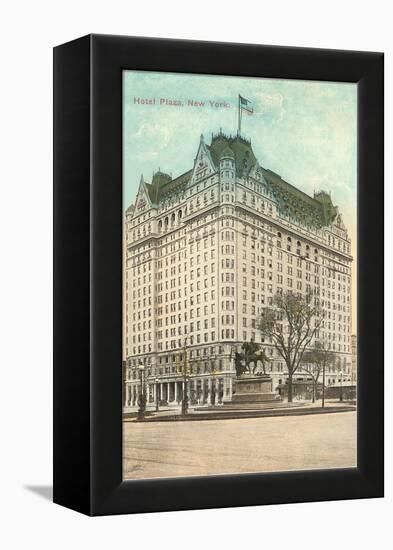 Hotel Plaza, New York City-null-Framed Stretched Canvas