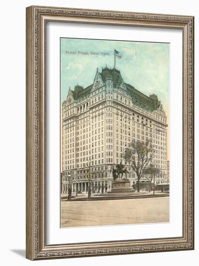 Hotel Plaza, New York City-null-Framed Art Print