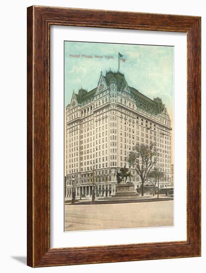 Hotel Plaza, New York City-null-Framed Art Print