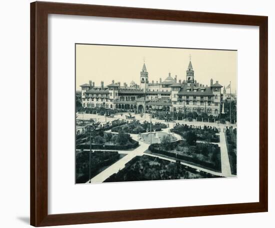 Hotel Ponce De Leon in St. Augustine, Florida, Circa 1890-null-Framed Giclee Print