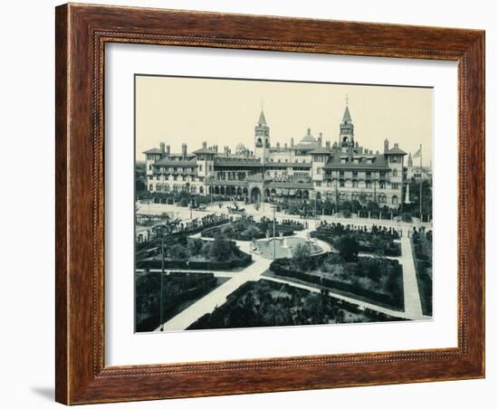 Hotel Ponce De Leon in St. Augustine, Florida, Circa 1890-null-Framed Giclee Print