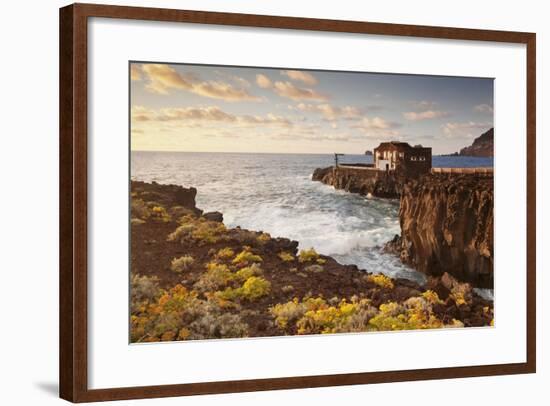 Hotel Punta Grande at Sunset, Las Puntas, El Golfo, Lava Coast, Canary Islands, Spain-Markus Lange-Framed Photographic Print