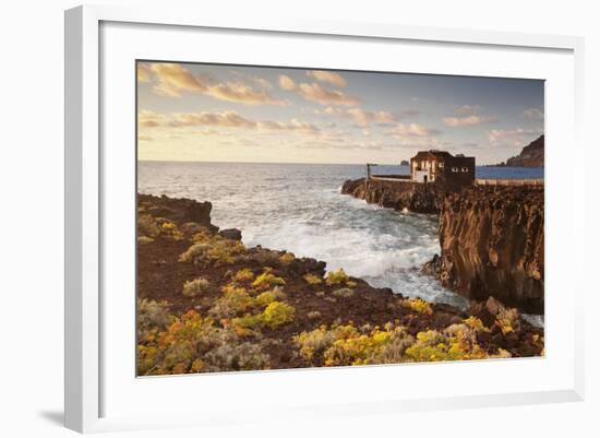 Hotel Punta Grande at Sunset, Las Puntas, El Golfo, Lava Coast, Canary Islands, Spain-Markus Lange-Framed Photographic Print