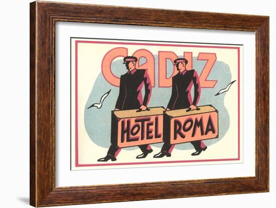 Hotel Roma, Bellboys-null-Framed Art Print