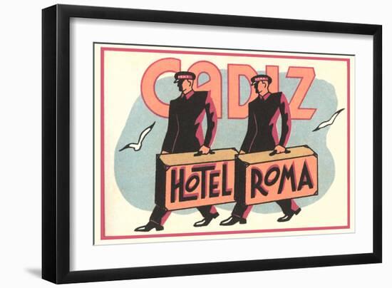 Hotel Roma, Bellboys-null-Framed Art Print