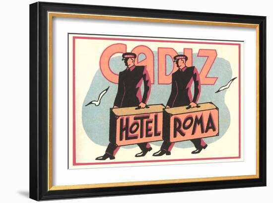 Hotel Roma, Bellboys-null-Framed Art Print