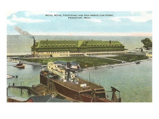Hotel Royal Frontenac Frankfort Michigan Art Print By