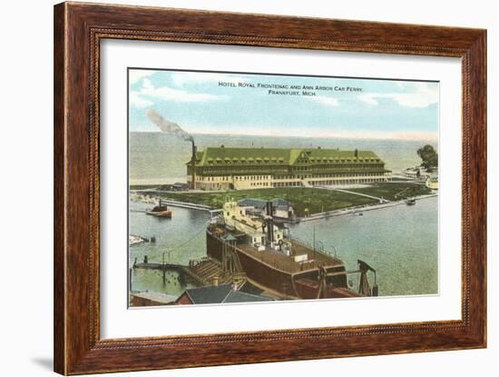 Hotel Royal Frontenac, Frankfort, Michigan-null-Framed Art Print