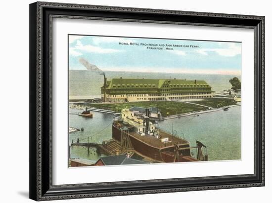 Hotel Royal Frontenac, Frankfort, Michigan-null-Framed Art Print