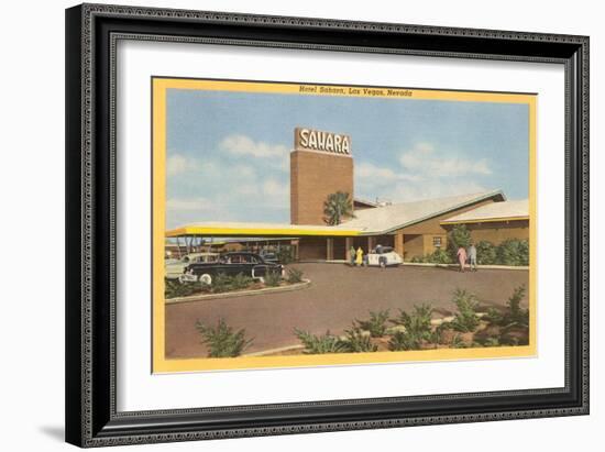 Hotel Sahara, Las Vegas, Nevada-null-Framed Art Print