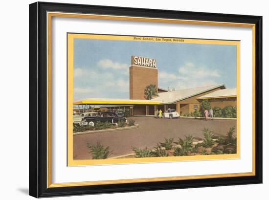 Hotel Sahara, Las Vegas, Nevada-null-Framed Art Print