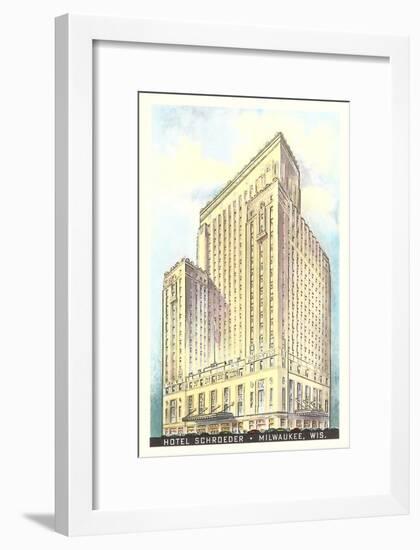 Hotel Schroeder, Milwaukee, Wisconsin-null-Framed Art Print