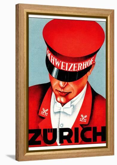 Hotel Schweizerhof Zurich Switzerland?-Vintage Lavoie-Framed Premier Image Canvas