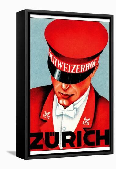 Hotel Schweizerhof Zurich Switzerland?-Vintage Lavoie-Framed Premier Image Canvas