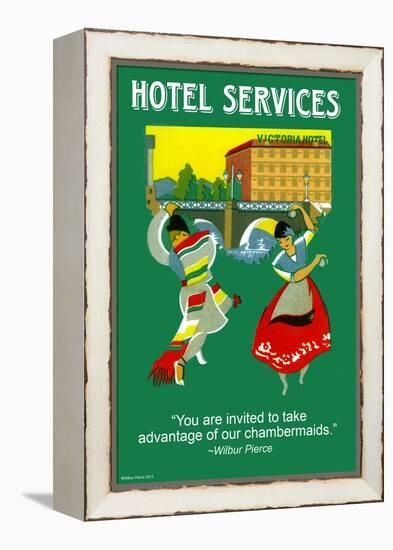 Hotel Services-Wilbur Pierce-Framed Stretched Canvas