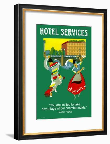 Hotel Services-Wilbur Pierce-Framed Art Print