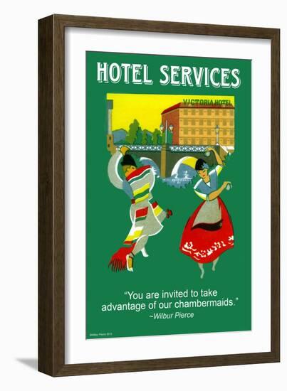 Hotel Services-Wilbur Pierce-Framed Art Print