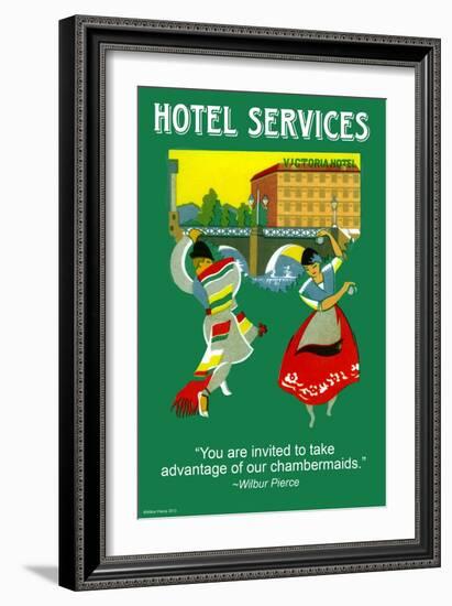 Hotel Services-Wilbur Pierce-Framed Art Print