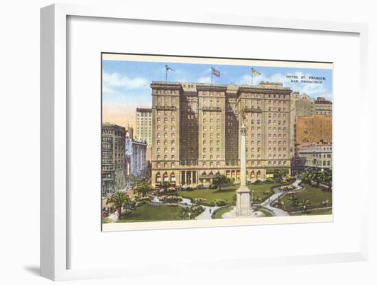 Hotel St. Francis, Union Square, San Francisco, California-null-Framed Art Print