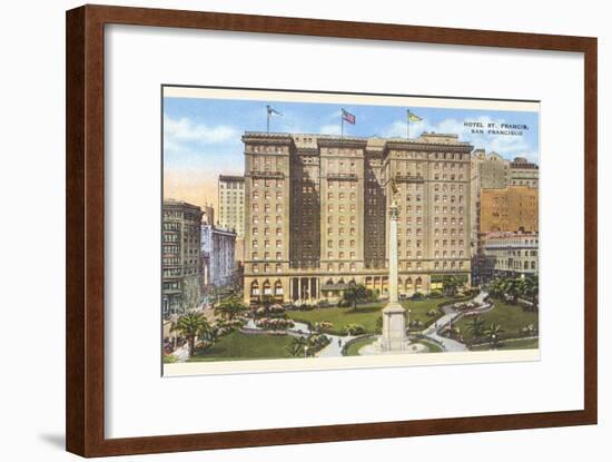 Hotel St. Francis, Union Square, San Francisco, California-null-Framed Art Print