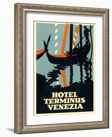 Hotel Terminus Venezia-null-Framed Art Print