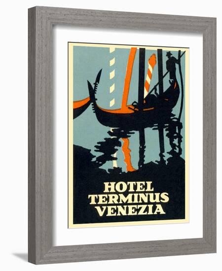 Hotel Terminus Venezia-null-Framed Art Print