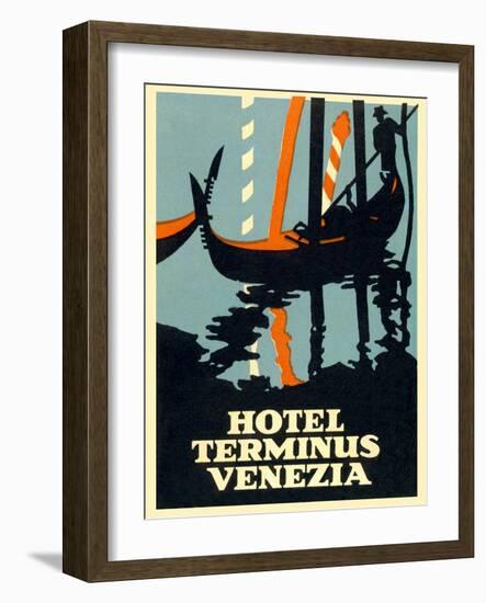 Hotel Terminus Venezia-null-Framed Art Print