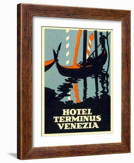 Hotel Terminus Venezia-null-Framed Art Print