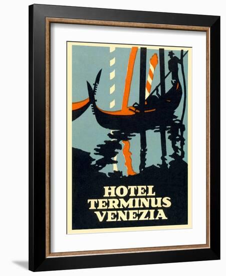 Hotel Terminus Venezia-null-Framed Art Print